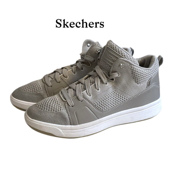 Skechers Sneakers Shoes Women's Sz 8 Gray Downtown Air Cooled Memory Foam - Picture 1 of 13